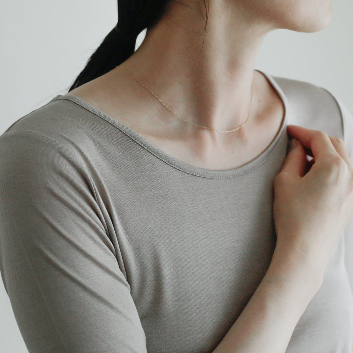 COCOONA SKINWEAR／5分袖ケアインナー