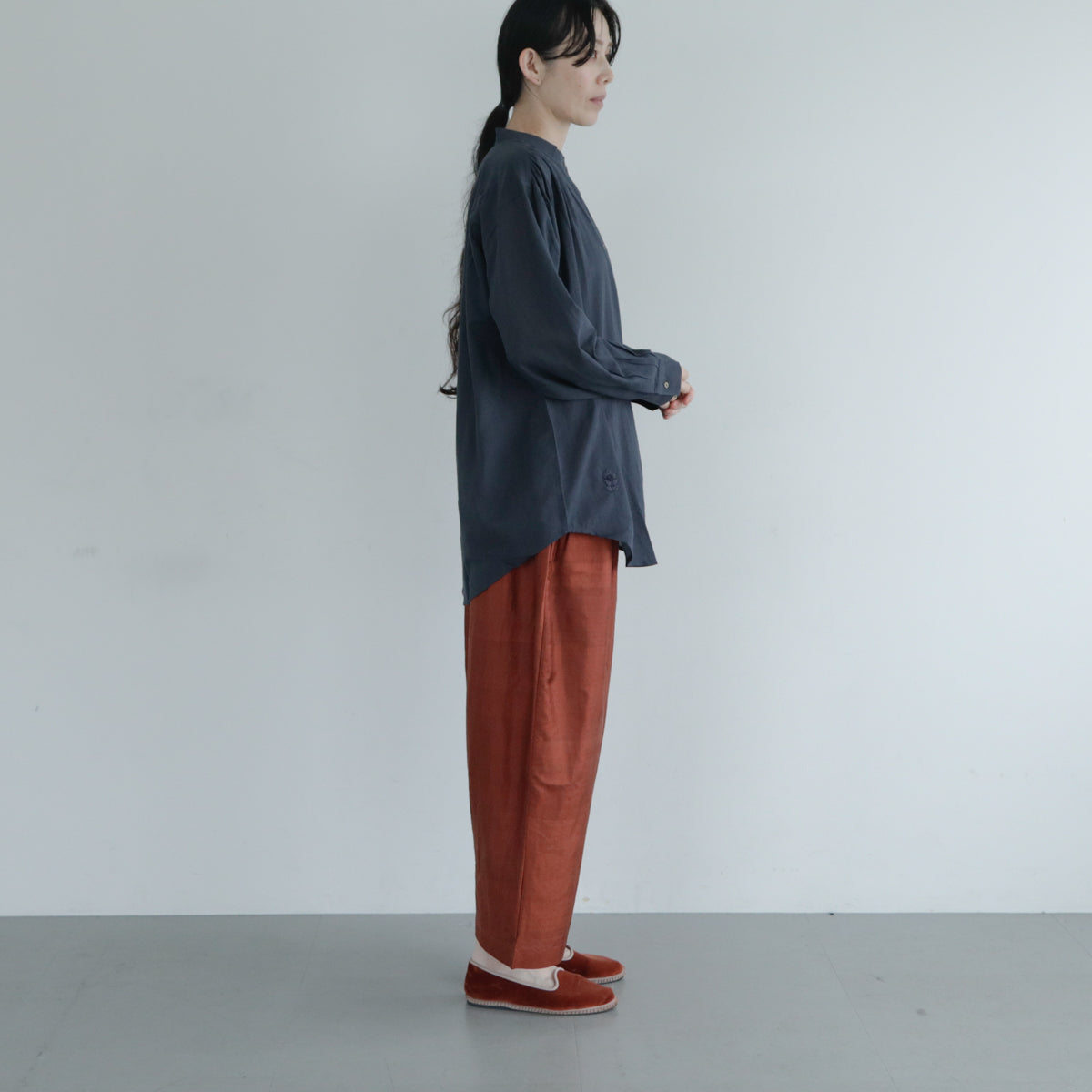 BUNON／Logo&Embroidery Blouce（BN2669）