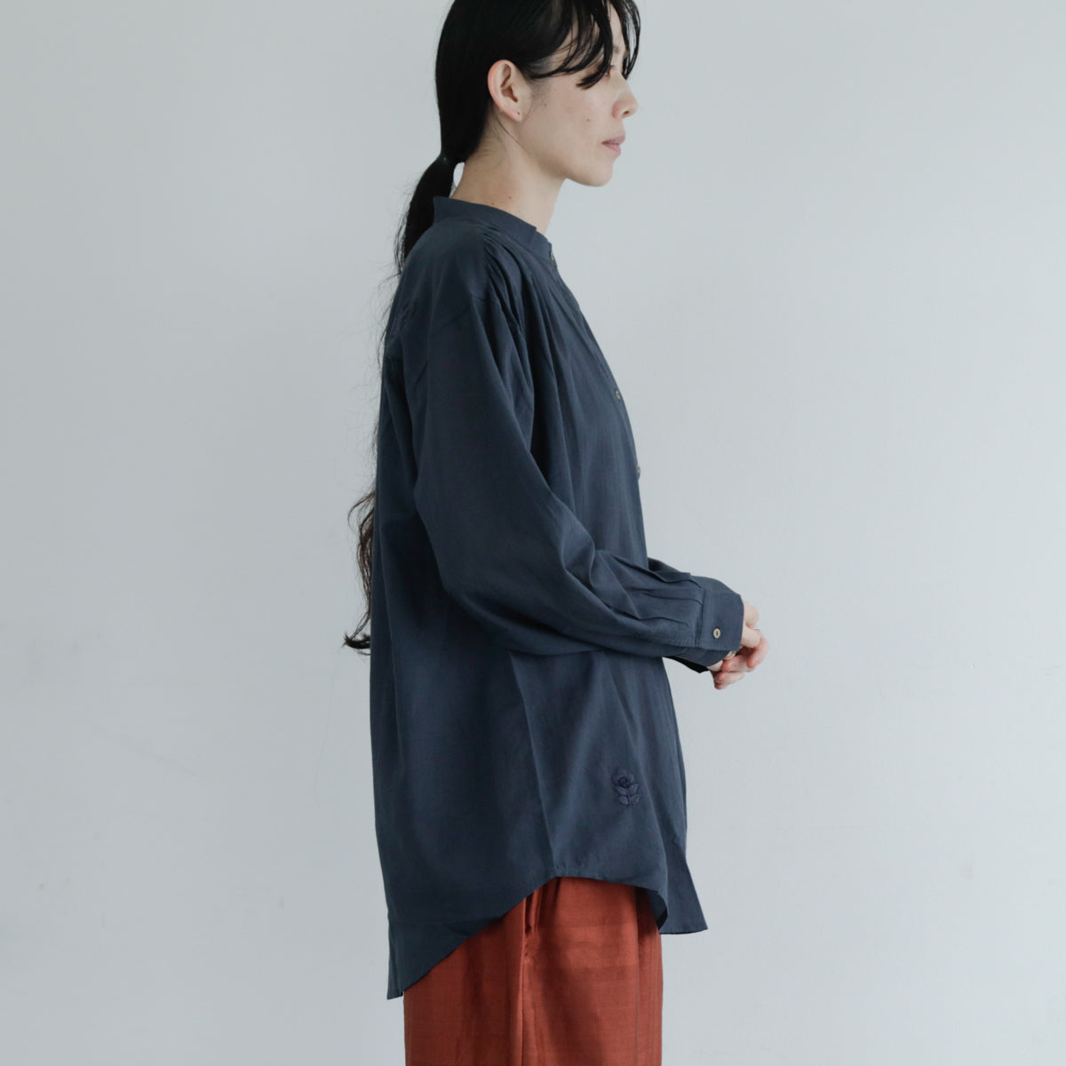 BUNON／Logo&Embroidery Blouce（BN2669）