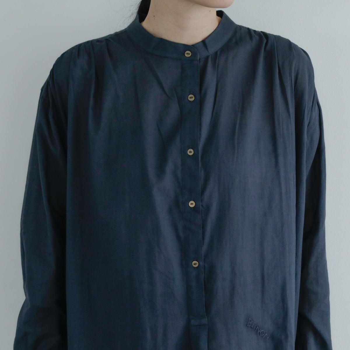 BUNON／Logo&Embroidery Blouce（BN2669）