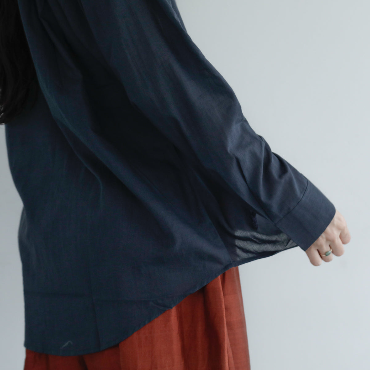 BUNON／Logo&Embroidery Blouce（BN2669）