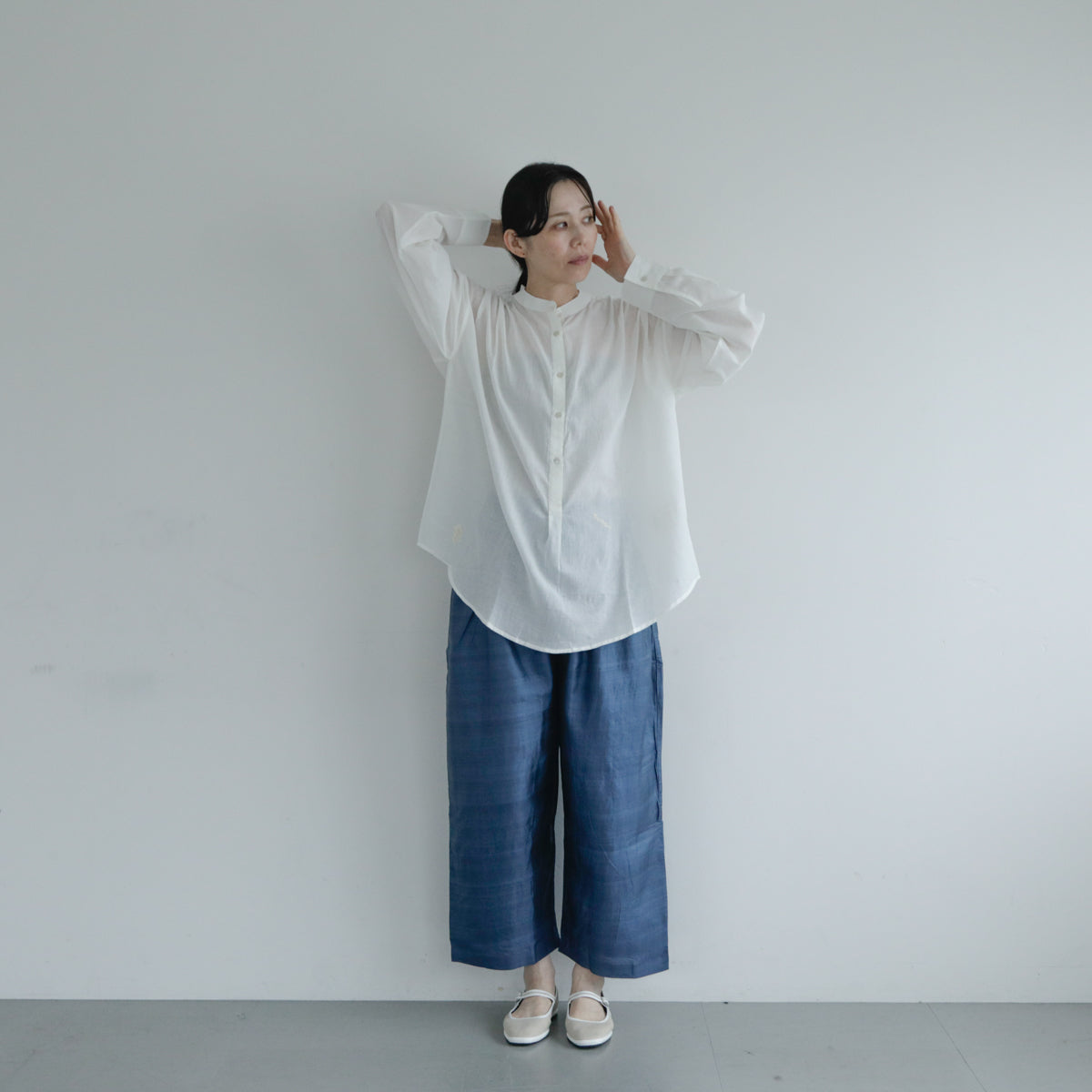 BUNON／Logo&Embroidery Blouce（BN2669）