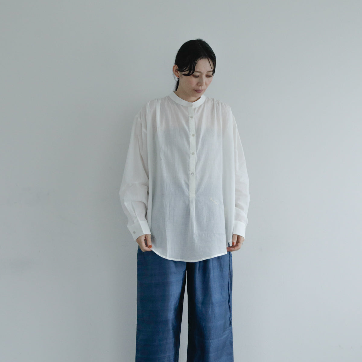 BUNON／Logo&Embroidery Blouce（BN2669）