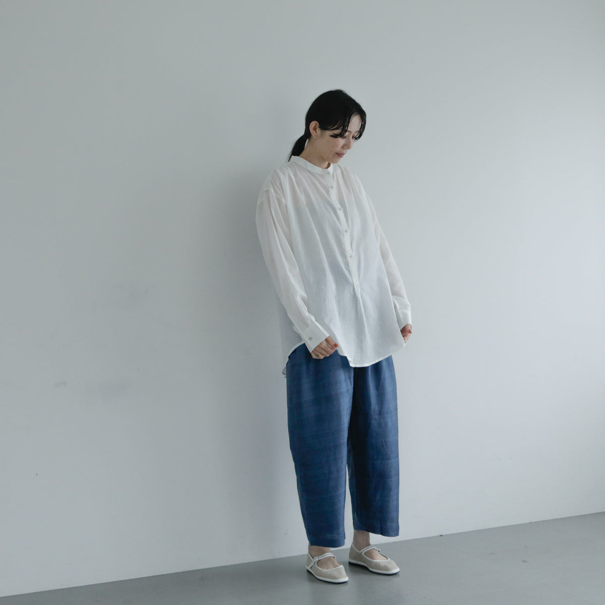 BUNON／Logo&Embroidery Blouce（BN2669）