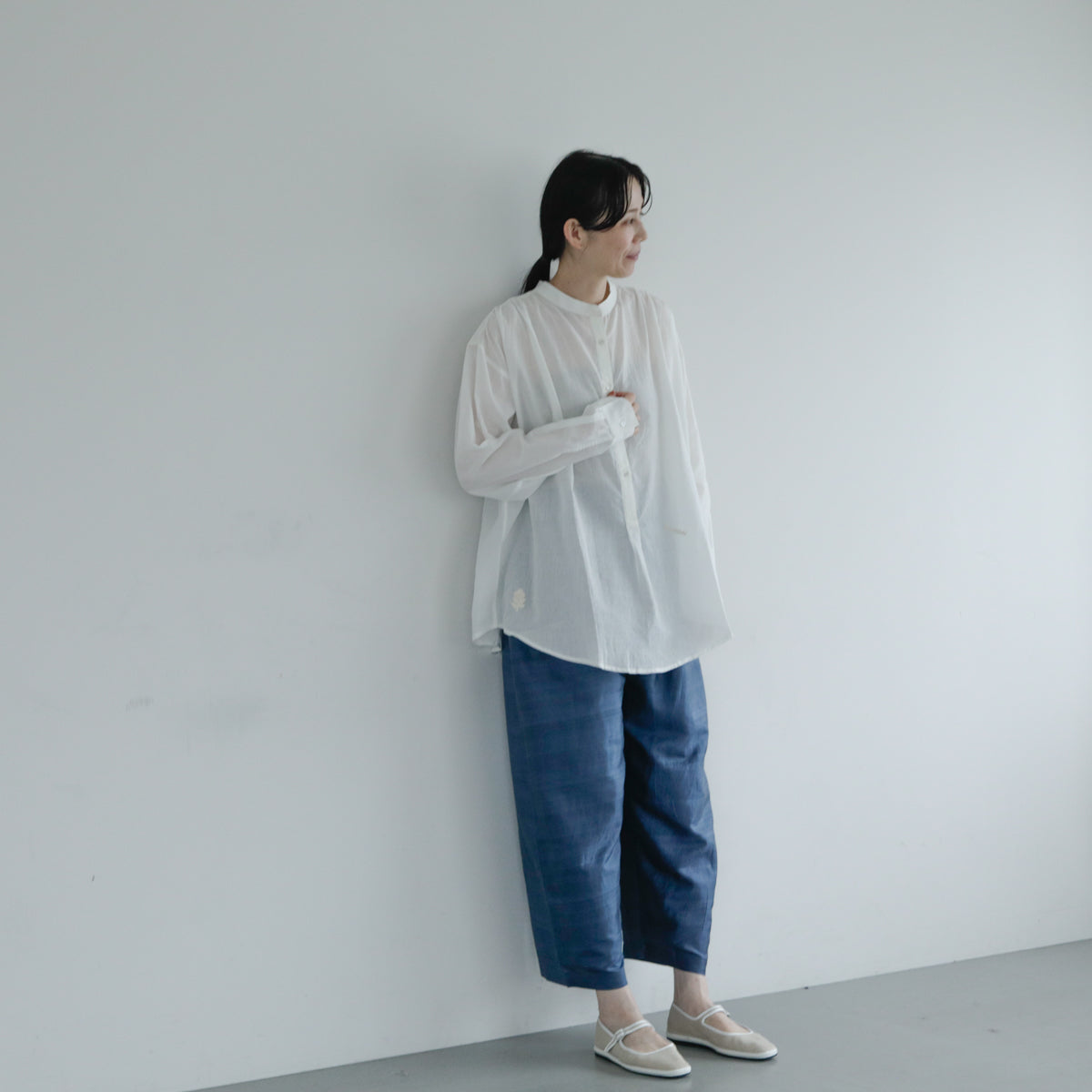 BUNON／Logo&Embroidery Blouce（BN2669）