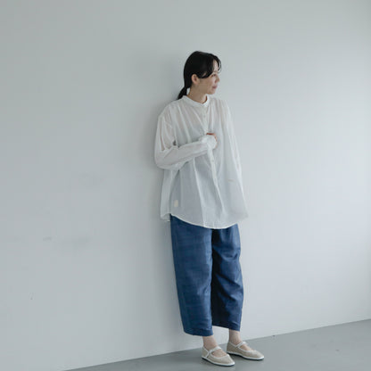 BUNON／Logo&Embroidery Blouce（BN2669）