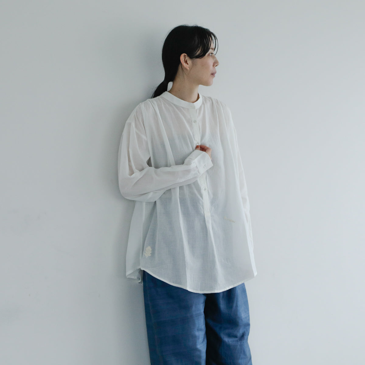 BUNON／Logo&Embroidery Blouce（BN2669）