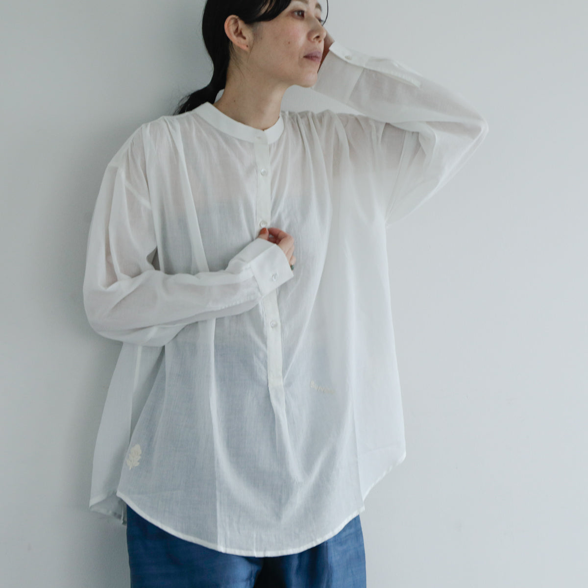 BUNON／Logo&Embroidery Blouce（BN2669）