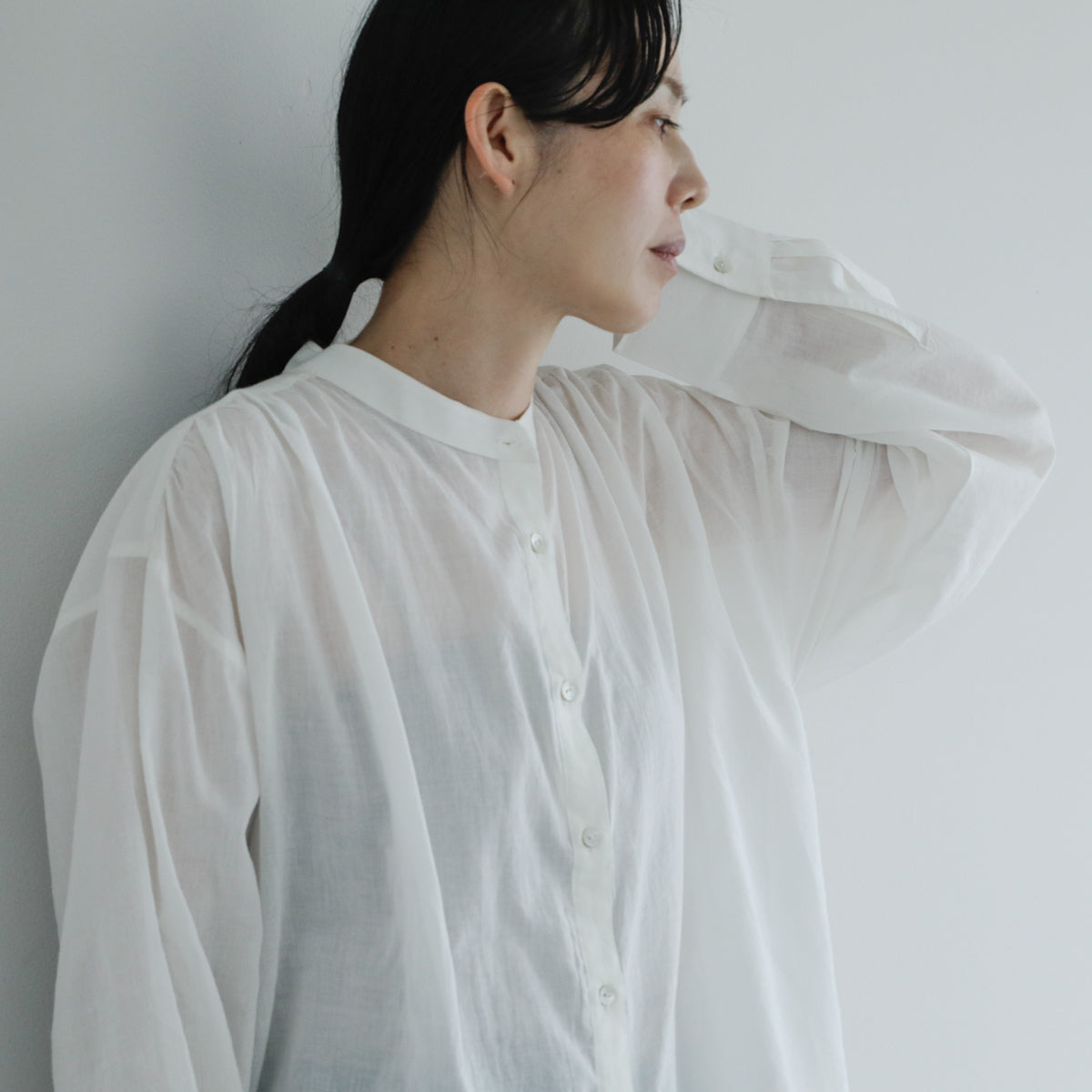 BUNON／Logo&Embroidery Blouce（BN2669）