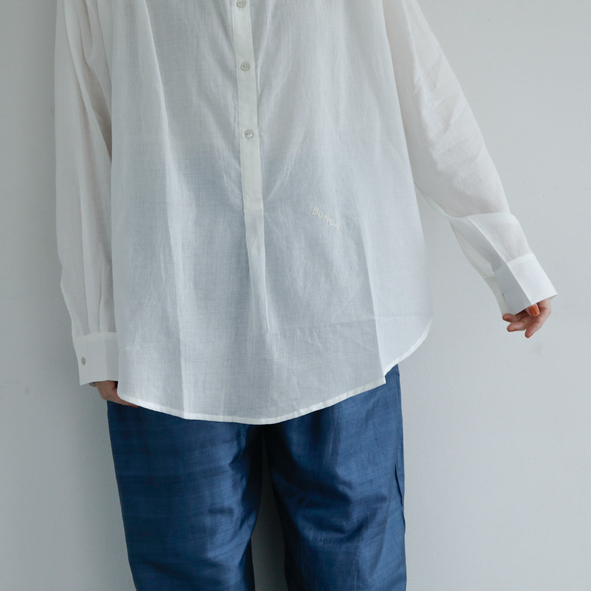 BUNON／Logo&Embroidery Blouce（BN2669）