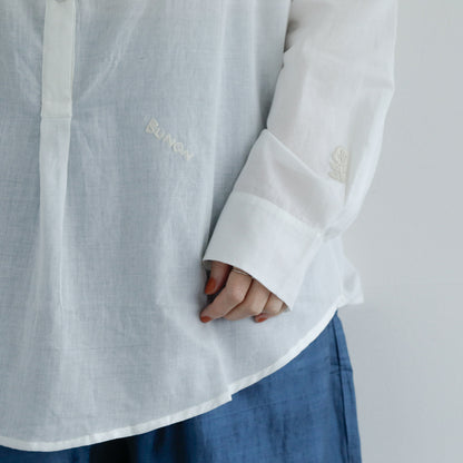 BUNON／Logo&Embroidery Blouce（BN2669）
