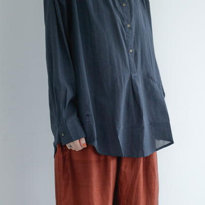 BUNON／Logo&Embroidery Blouce（BN2669）