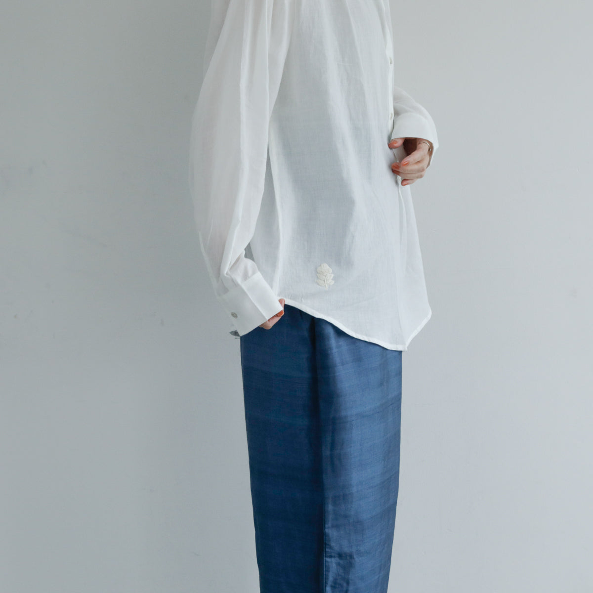 BUNON／Logo&Embroidery Blouce（BN2669）