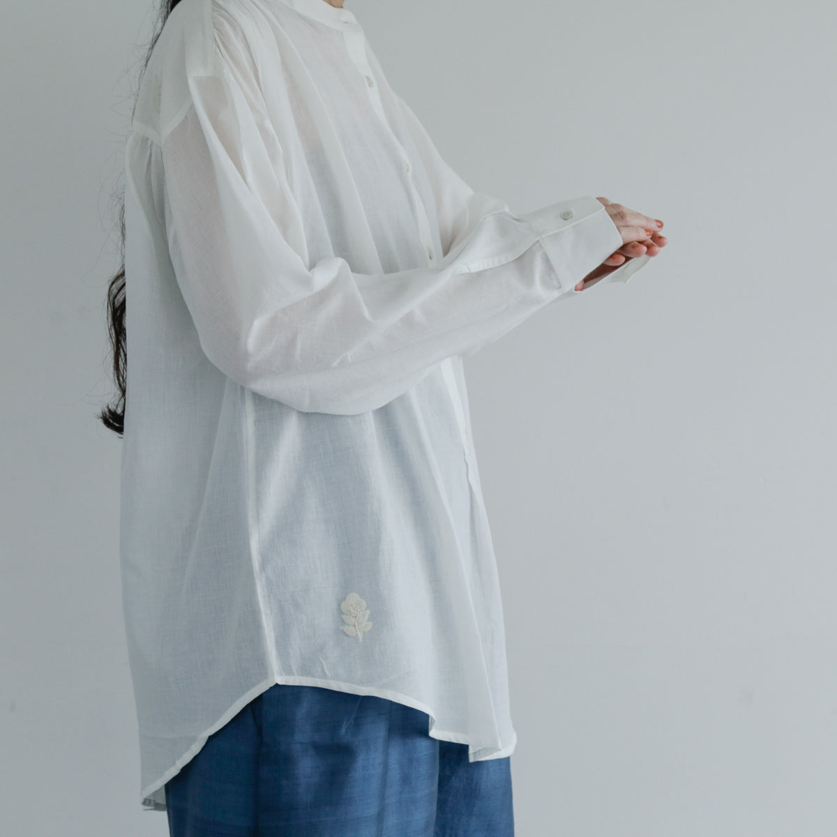 BUNON／Logo&Embroidery Blouce（BN2669）