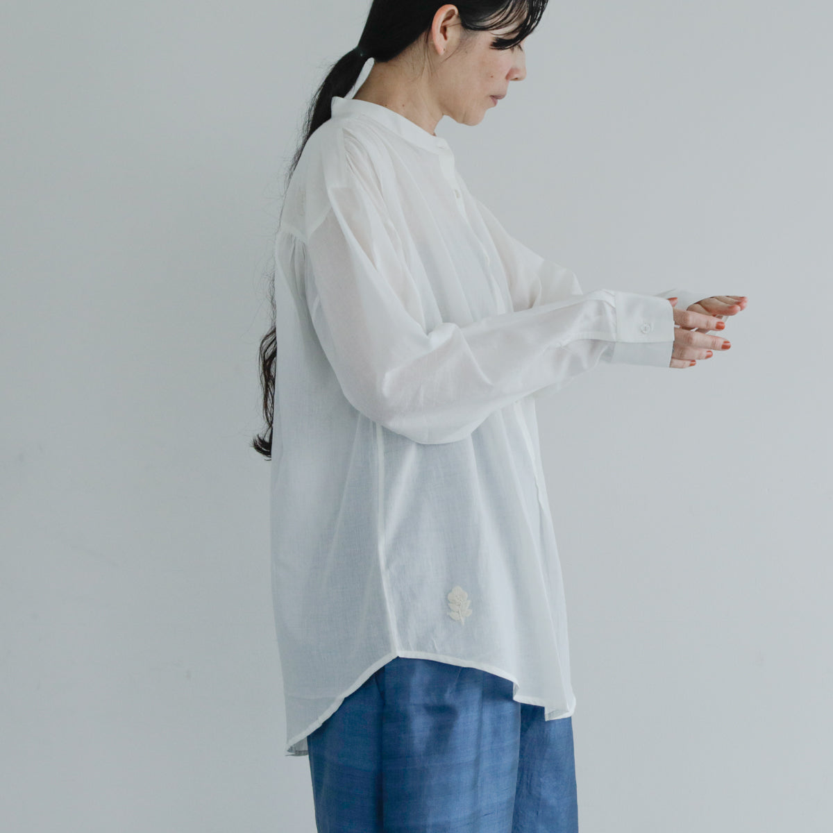 BUNON／Logo&Embroidery Blouce（BN2669）