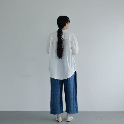 BUNON／Logo&Embroidery Blouce（BN2669）
