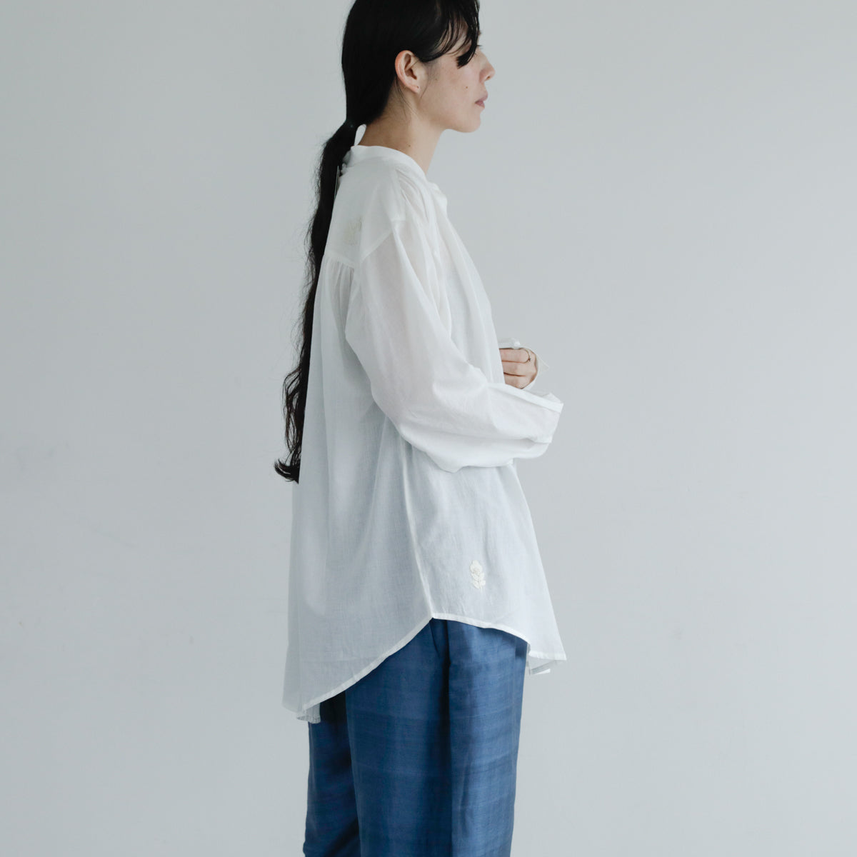 BUNON／Logo&Embroidery Blouce（BN2669）