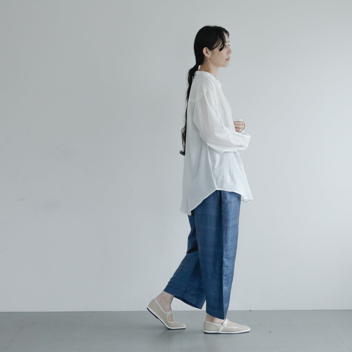 BUNON／Logo&Embroidery Blouce（BN2669）
