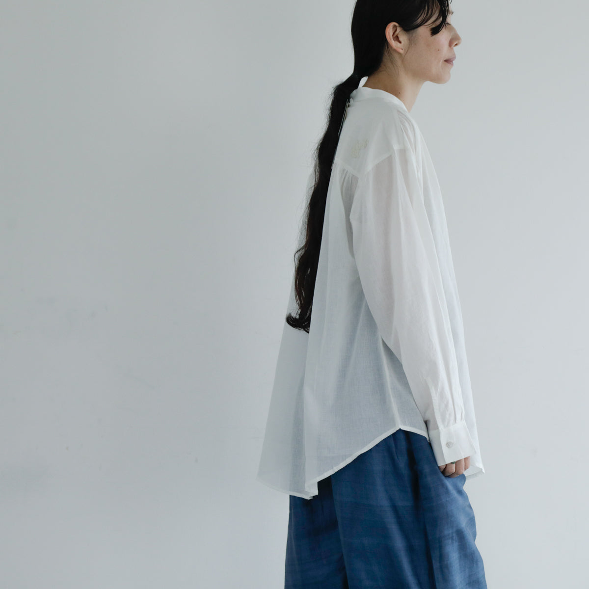 BUNON／Logo&Embroidery Blouce（BN2669）