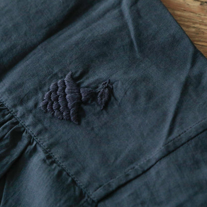 BUNON／Logo&Embroidery Blouce（BN2669）
