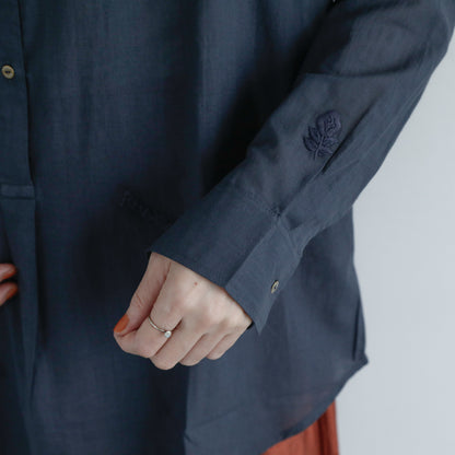 BUNON／Logo&Embroidery Blouce（BN2669）