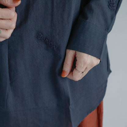 BUNON／Logo&Embroidery Blouce（BN2669）