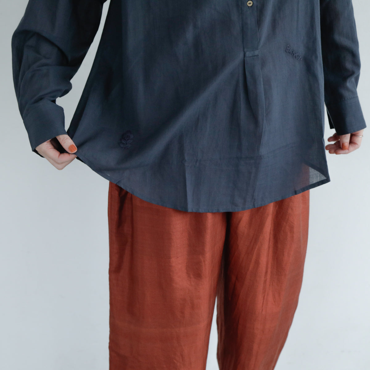 BUNON／Logo&Embroidery Blouce（BN2669）