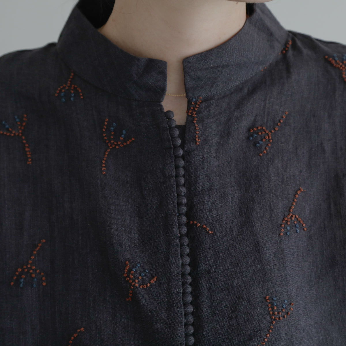 BUNON／Front Button Blouce（BN2680）