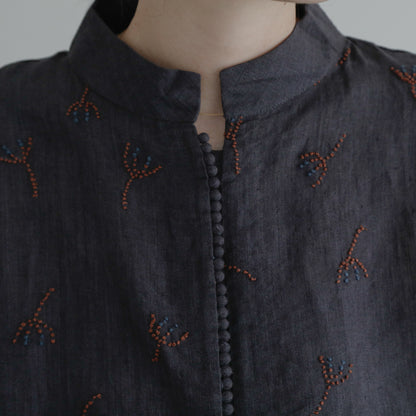 BUNON／Front Button Blouce（BN2680）
