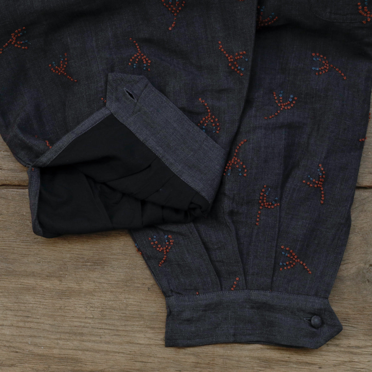 BUNON／Embroidery Parachute Pants（BN2683）
