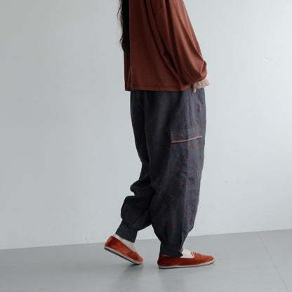 BUNON／Embroidery Parachute Pants（BN2683）