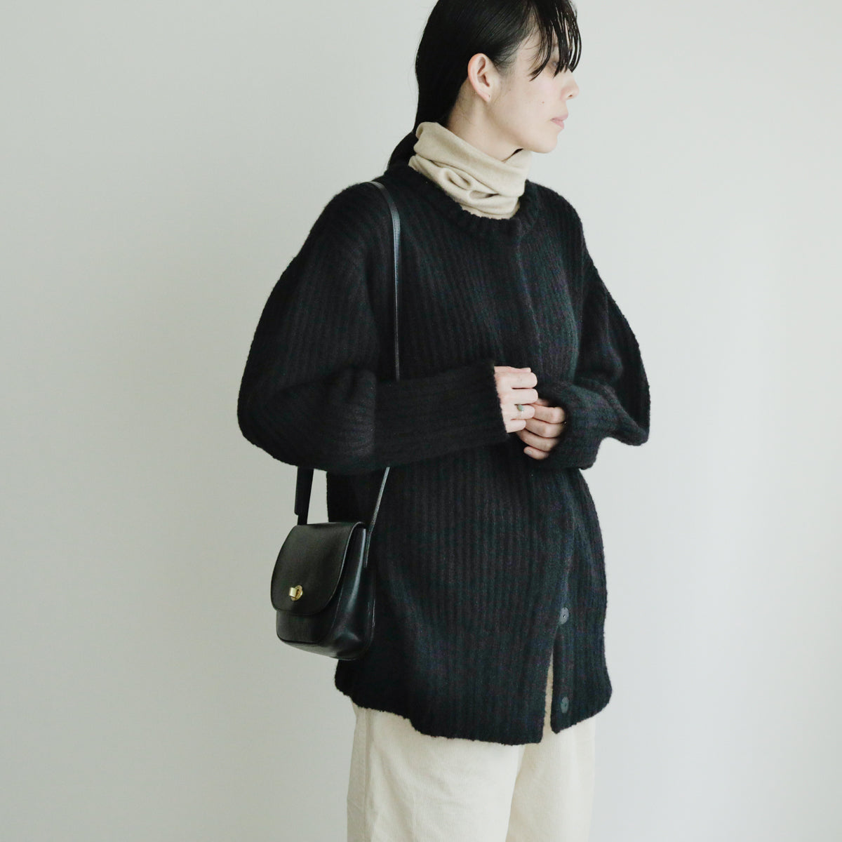 【予約商品】FREEMAN--B／チャンキーニットコートカーディガン