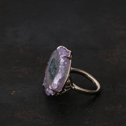 ［装身具LCF］フラワーアメシストの指輪