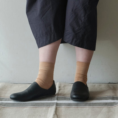 【受注商品】［AUTTAA］ルームシューズ２goat leather