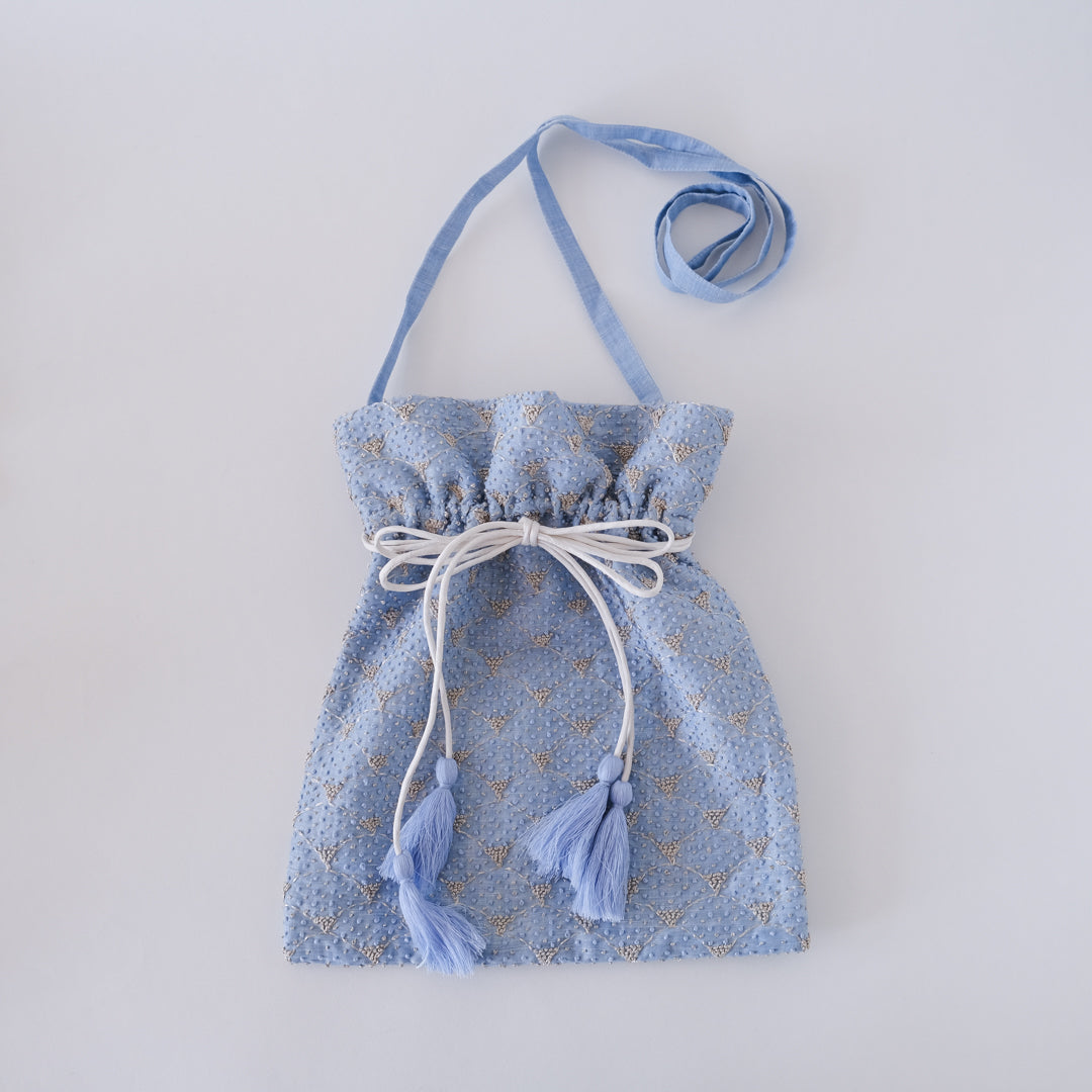［BUNON］Embroidery Drawstring Bag