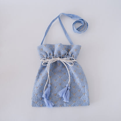 ［BUNON］Embroidery Drawstring Bag