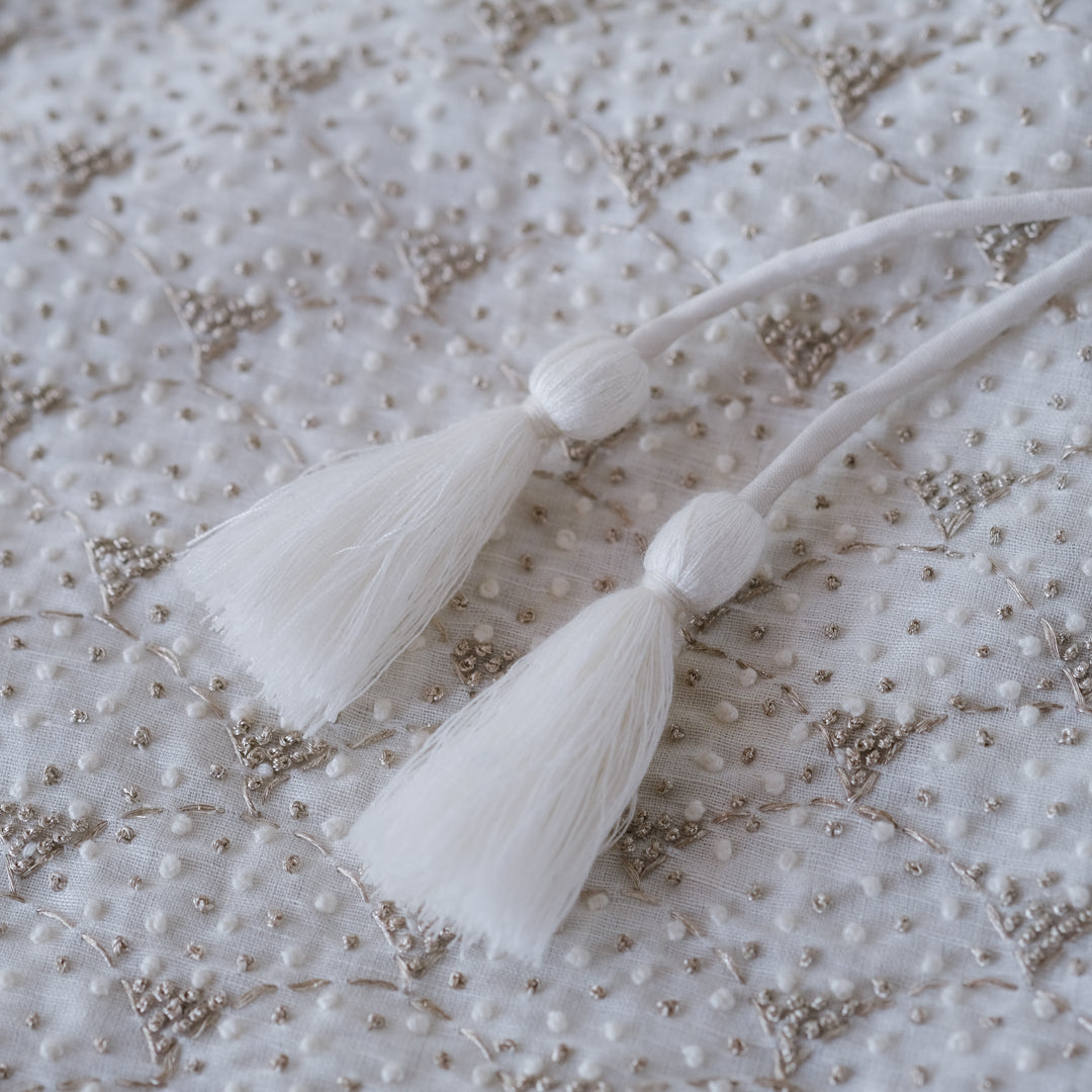 ［BUNON］Embroidery Drawstring Bag