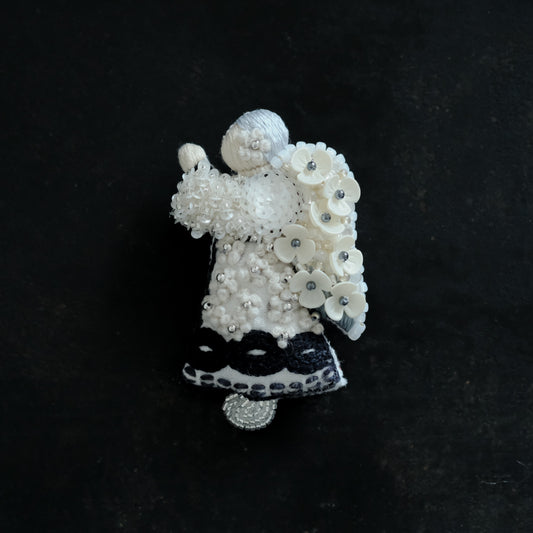 ［BOZZOLO］祈る天使 Brooch （B）