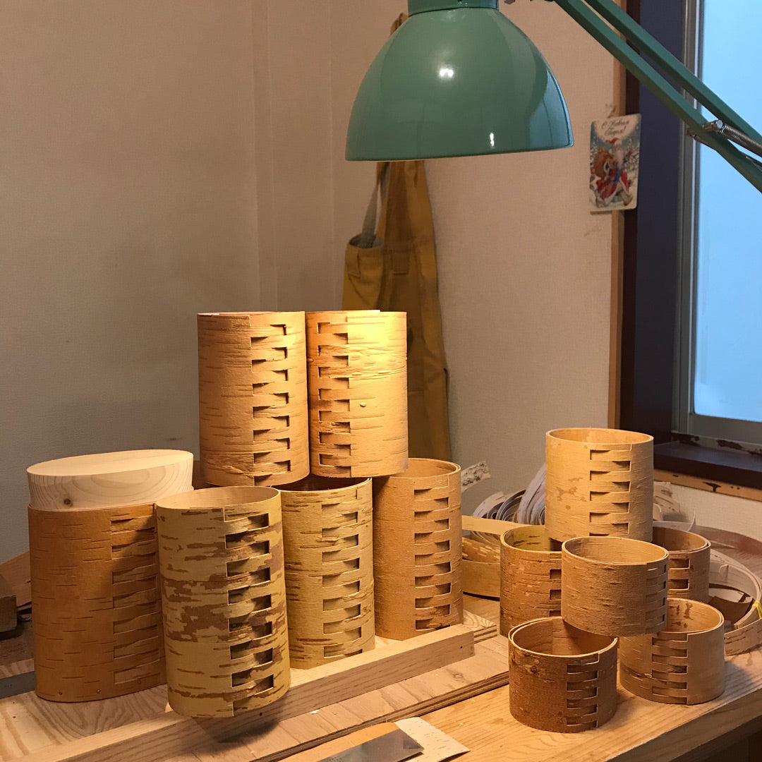 ［SUKOYA 迫田希久］シナハンドルのかご