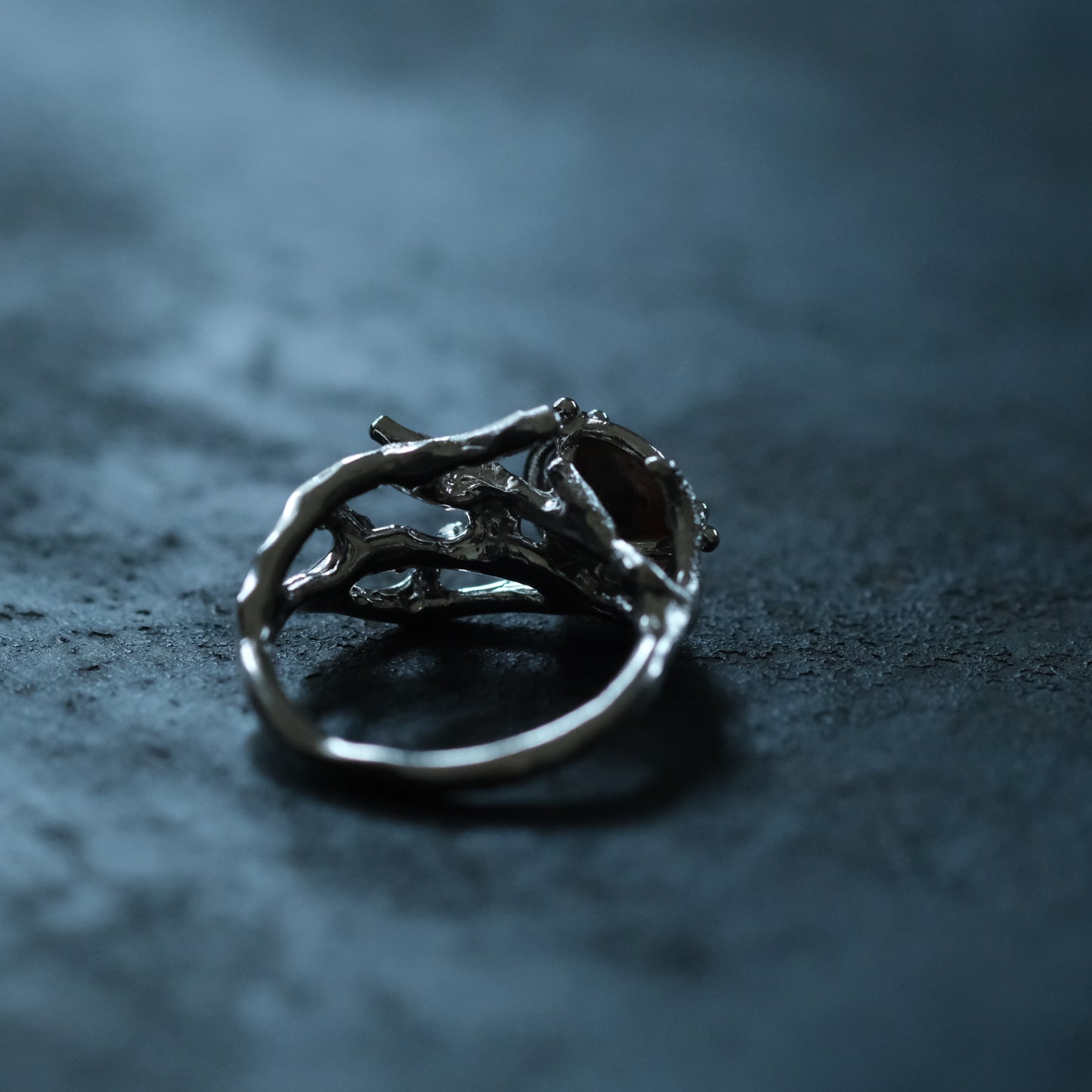 ［装身具LCF］ブラッドショットアイオライトの指輪