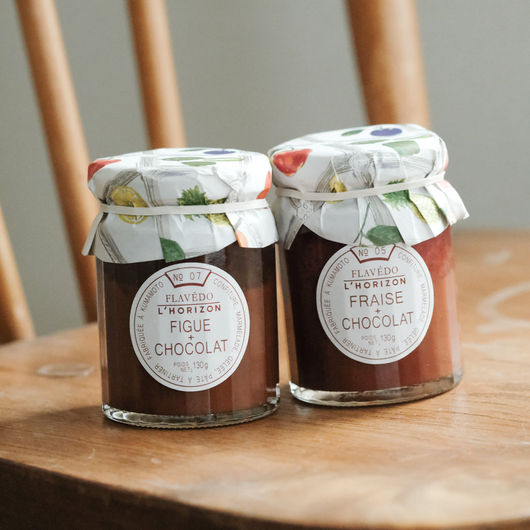 ロリゾンシリーズ／右：いちご＋ショコラ、左：いちじく＋ショコラ