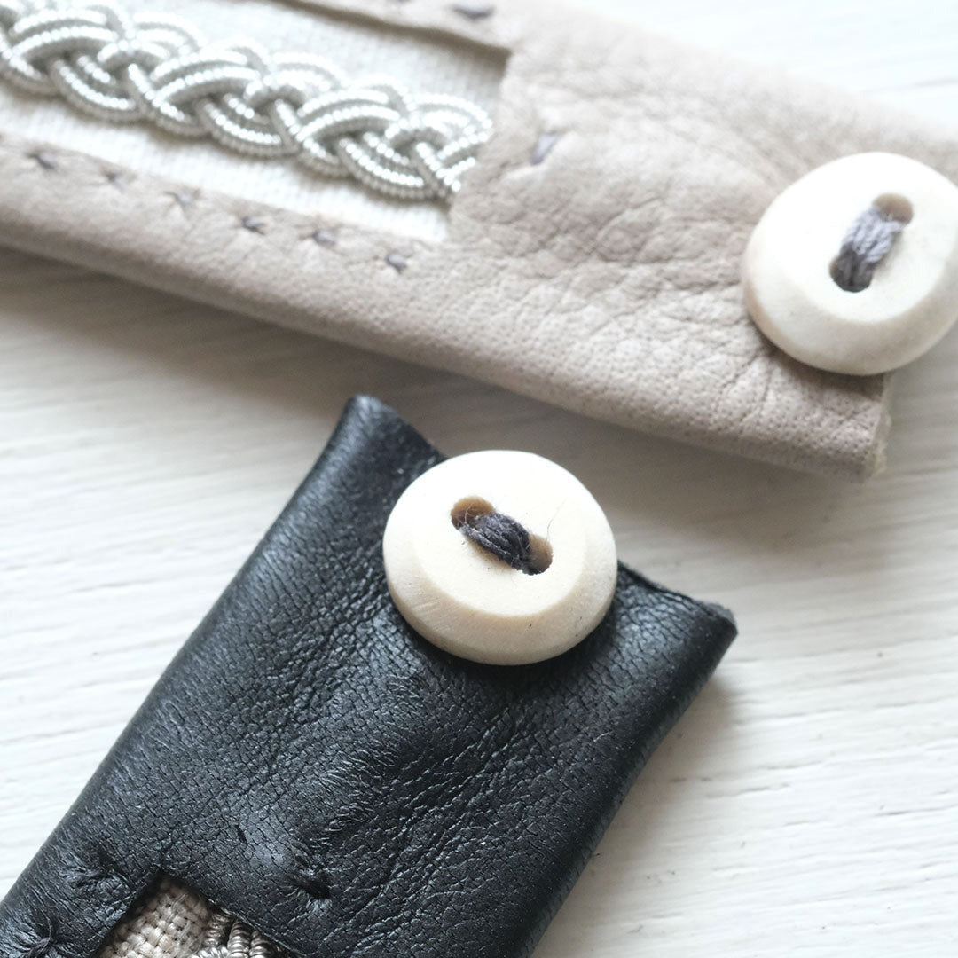 YOHEI NOGUCHI×Envelope］リネンのサーミブレスレット 1.8cm