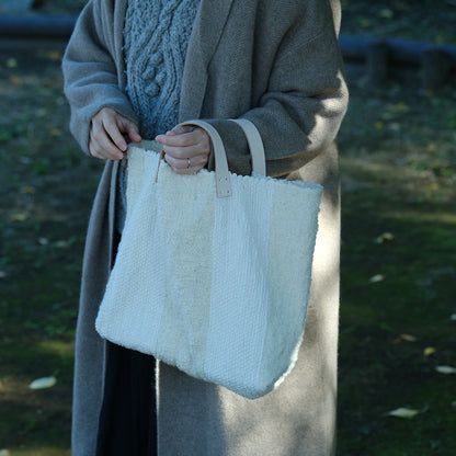 ［tatetoyoco］裂き織りバッグ（ポコ）