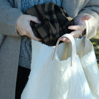 ［tatetoyoco］裂き織りバッグ（ポコ）