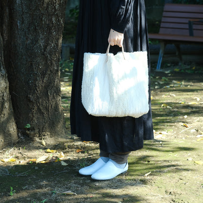 ［tatetoyoco］裂き織りバッグ（ポコ）