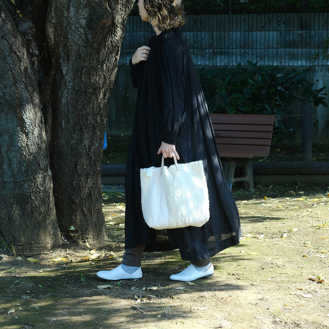 ［tatetoyoco］裂き織りバッグ（ポコ）