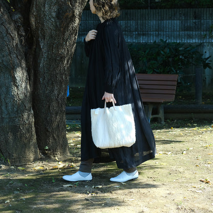 ［tatetoyoco］裂き織りバッグ（ポコ）