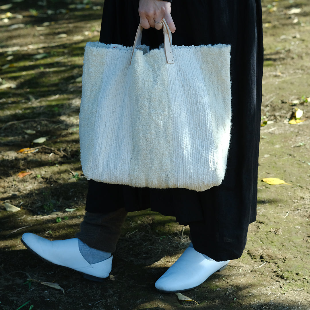 ［tatetoyoco］裂き織りバッグ（ポコ）