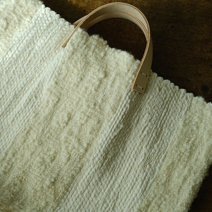 ［tatetoyoco］裂き織りバッグ（ポコ）