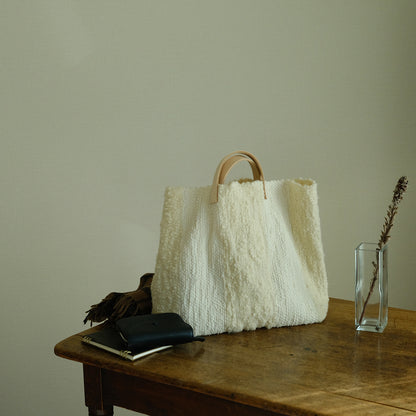 ［tatetoyoco］裂き織りバッグ（ポコ）